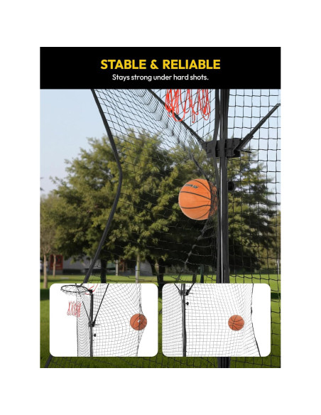 Red de Rebote de Baloncesto A11N SPORTS 3.05x2.44m