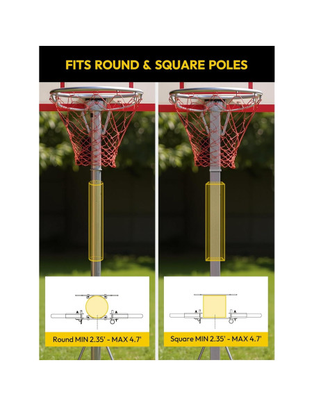 Red de Rebote de Baloncesto A11N SPORTS 3.05x2.44m