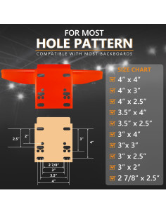 Aro de Baloncesto VosonBell 18" Resorte Simple Naranja 2