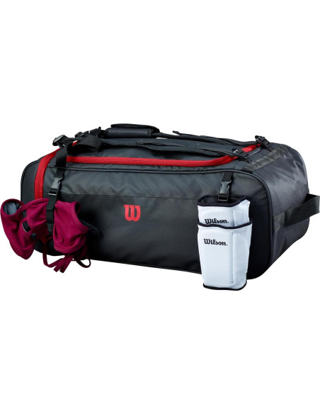 Bolsa de Deporte Wilson WTH132190 - Negro/Rojo, 77.6x29.5cm
