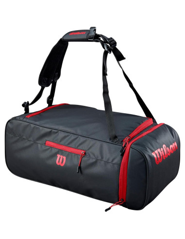 Bolsa de Deporte Wilson WTH132190 - Negro/Rojo, 77.6x29.5cm