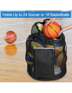 Bolsa de Malla Extra Grande GOBUROS para Pelotas 63.5x94cm 2