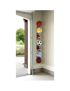 Soporte para Pelotas Knape & Vogt 7 Pelotas Acero Plata 160.5 cm 2