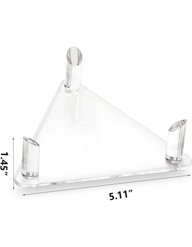 Soporte de Pelotas Tasybox Acrílico Transparente 2 Unidades