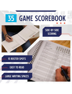 Libro de Puntuaciones de Baloncesto Murray Sporting Goods - 35 Juegos 2