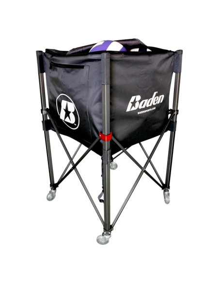 Carro de Voleibol Portátil Baden VC-200A - Almacena 24 Pelotas