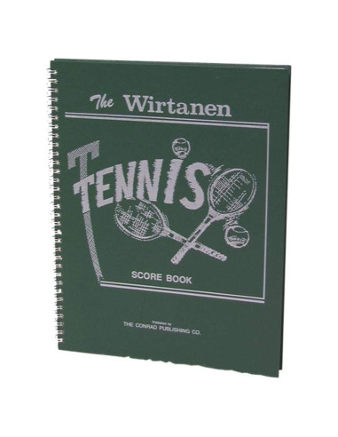 Libro de Puntuaciones de Tenis BSN Wirtanen 32 Partidos