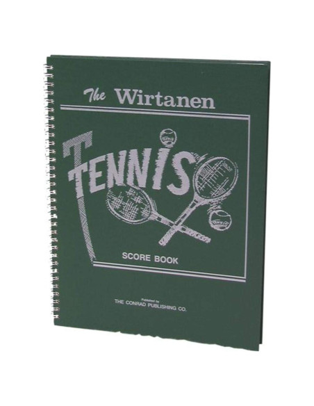 Libro de Puntuaciones de Tenis BSN Wirtanen 32 Partidos