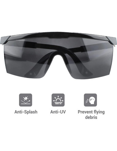Gafas de Seguridad PETLESO Anti UV y Escombros 13 cm