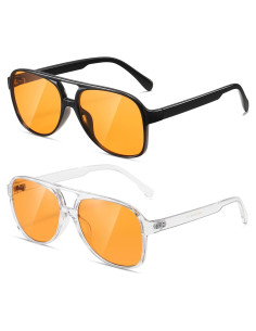Gafas de sol TIANYESY aviador retro unisex con protección UV