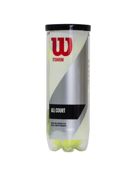 Pelotas de Tenis Wilson Titanium 3 Unidades Estándar