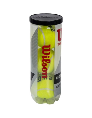 Pelotas de Tenis Wilson Titanium 3 Unidades Estándar