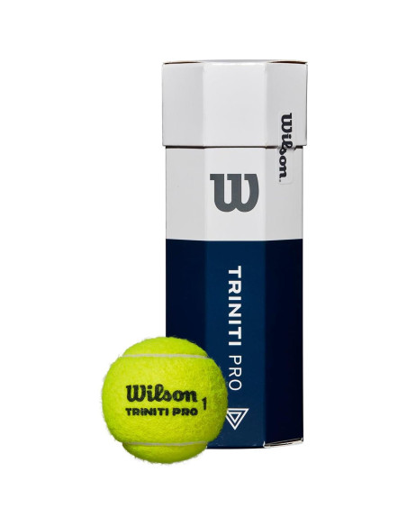 Pelotas de Tenis Wilson Triniti Pro - 3 Unidades, Amarillo