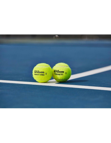 Pelotas de Tenis Wilson Triniti Pro - 3 Unidades, Amarillo