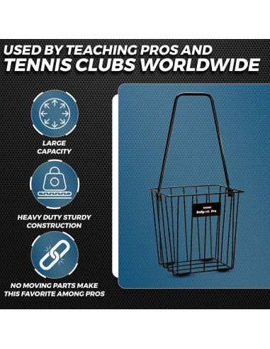 Recogedor de Pelotas de Tenis Tourna BP-PRO1 85 Pelotas