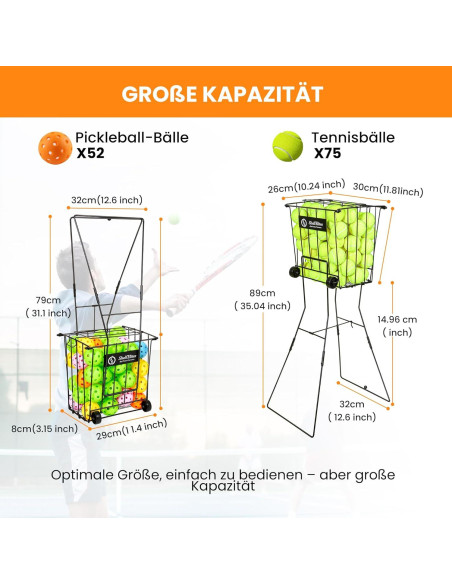 Recogedor de Pelotas de Tenis ShelfElites ZX-DLZ-JQL Plegable