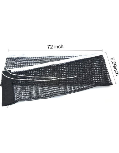 Red de Ping Pong Genérico 180cm x 15cm para Interior y Exterior