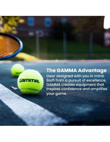 Caja de pelotas de tenis sin presión GAMMA - 75 unidades