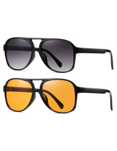 Gafas de sol aviador TIANYESY retro unisex 54x63mm