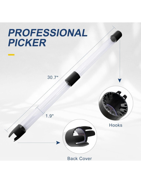 Recogedor de Pelotas de Ping Pong TGA Sports 80 cm Naranja