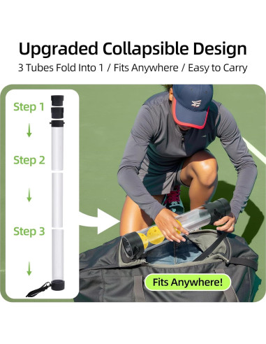 Recogedor de Pelotas Plegable KPOCKED para Pickleball y Tenis