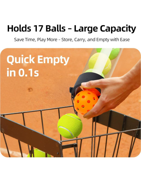 Recogedor de Pelotas Plegable KPOCKED para Pickleball y Tenis