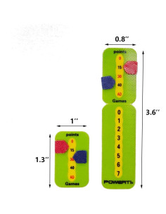 Tablero de Puntuación de Tenis JYMALISA Portátil Verde 2