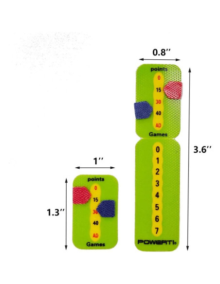 Tablero de Puntuación de Tenis JYMALISA Portátil Verde