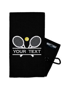 Toalla de Tenis Personalizada Wolf Golf 40.6x54.6cm Microfibra