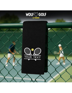 Toalla de Tenis Personalizada Wolf Golf 40.6x54.6cm Microfibra 2