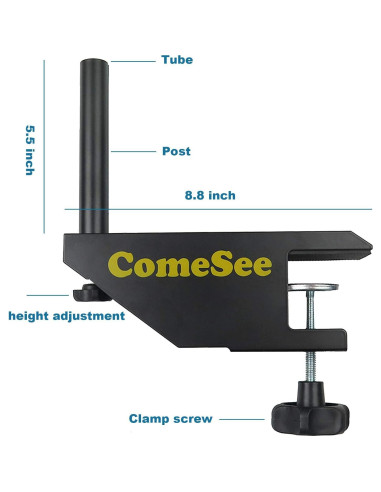 Juego de postes y red de tenis de mesa ComeSee Profesional 182.88 cm