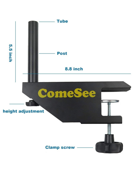 Juego de postes y red de tenis de mesa ComeSee Profesional 182.88 cm