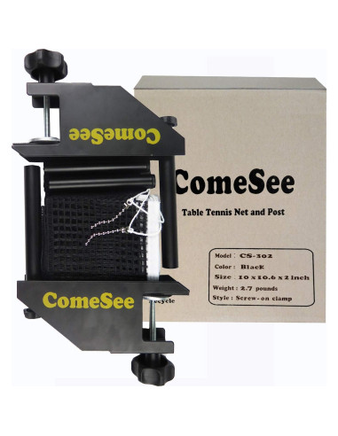 Juego de postes y red de tenis de mesa ComeSee Profesional 182.88 cm