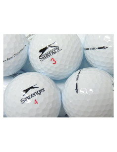 Bolsa de 12 Pelotas de Golf Recicladas Slazenger AAA+ Blancas