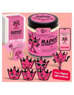 Tarro de Afirmaciones Badass STOFINITY - 60 Tarjetas Inspiracionales