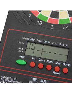 Anotador Electrónico de Dardos Accudart E-Score LCD 18 Juegos 2