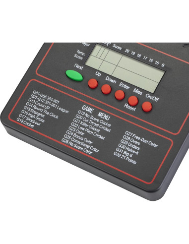 Anotador Electrónico de Dardos Accudart E-Score LCD 18 Juegos