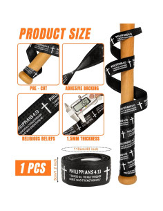 Cinta de Agarre para Bate de Béisbol Piemow 1.5mm Antideslizante 2