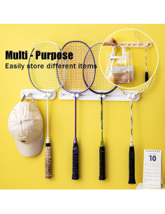 Soporte de Almacenamiento de Raquetas OULIGET Ajustable 40cm 2