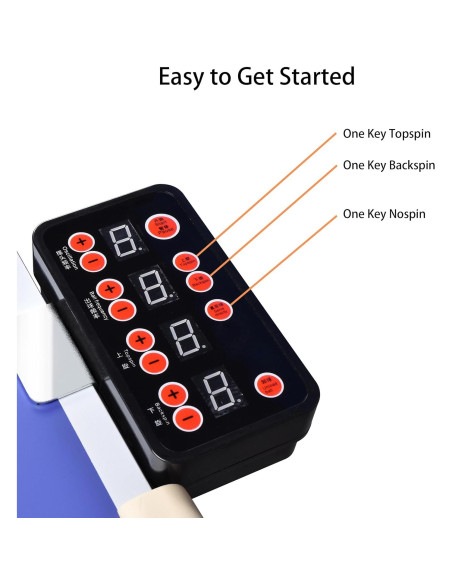 Máquina de Ping Pong WAYMARK JT-A con Red y 100 Pelotas