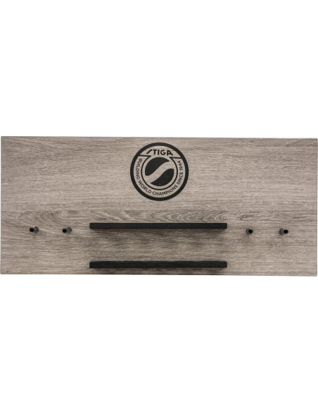Estante de Pared para Ping Pong STIGA - Soporta 6 Raquetas y 10 Pelotas