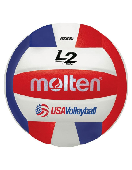 Balón de Voleibol Molten L2 Aprobado NFHS 25.4 cm