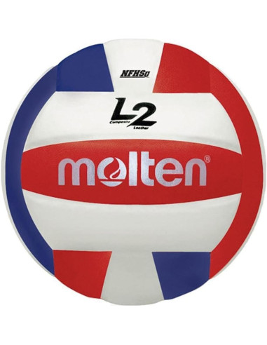 Balón de Voleibol Molten L2 Aprobado NFHS 25.4 cm