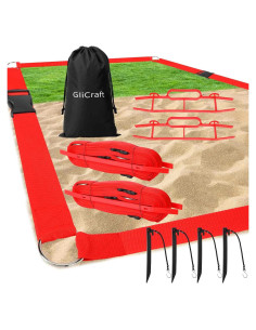 Líneas de cancha de voleibol de playa GliCraft 5 cm x 8 m