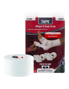 Cinta Atlética Mueller MTape 1.5" x 9.14 m - 6 Rollos