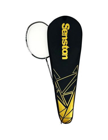 Funda de Racket de Bádminton Senston Ajustable Negra