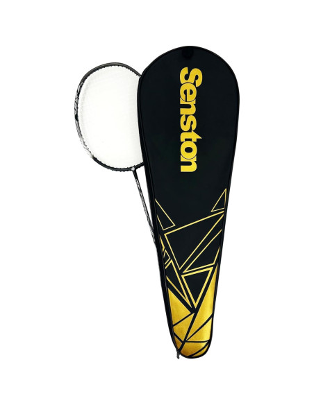 Funda de Racket de Bádminton Senston Ajustable Negra