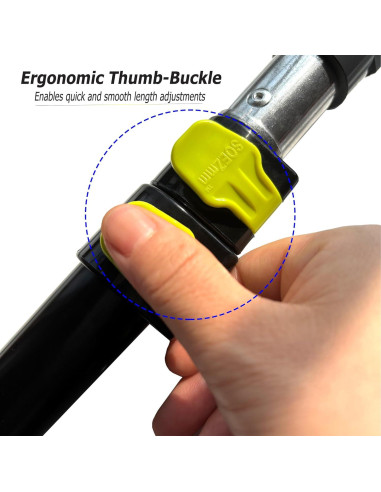 Entrenador de Remate de Voleibol SOEZmm SPT5005 - Ajustable 100-182 cm