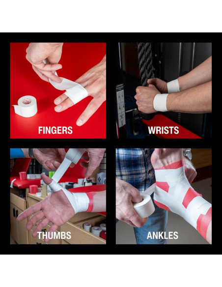 Cinta Atlética Premium Mueller 3.81 cm x 13.72 m - Paquete 10