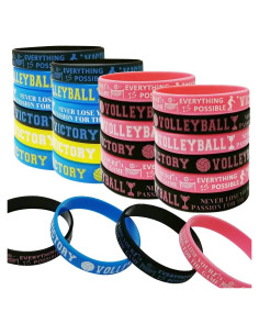 Pulseras Motivacionales de Voleibol Oringaga - 36 Piezas